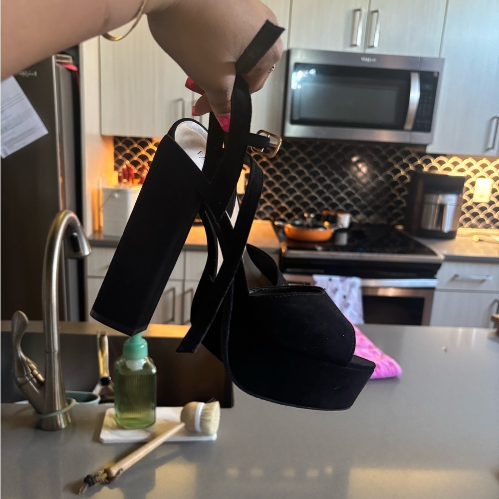 Black Platform Heels